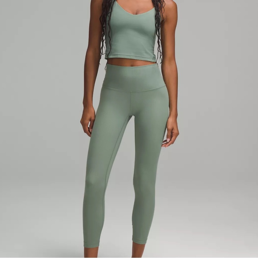 lululemon Align™ High-Rise Ribbed Pant 25" size 6